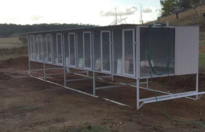 Cattle yard panels stacked - Blocka's Rural and Earthworx, Warwick QLD