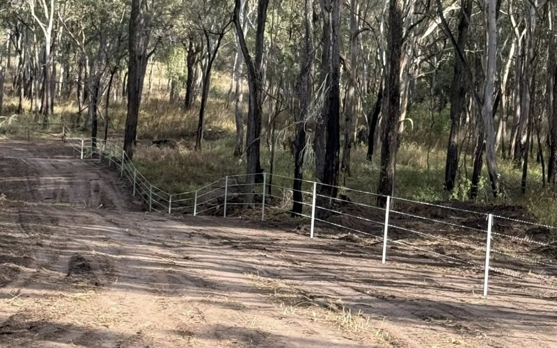 Land clearing bush track - Blocka's Rural and Earthworx, Warwick QLD