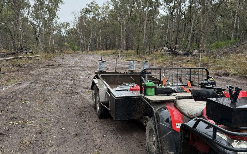 Quad bike trailer rural track - Blocka's Rural and Earthworx, Warwick QLD