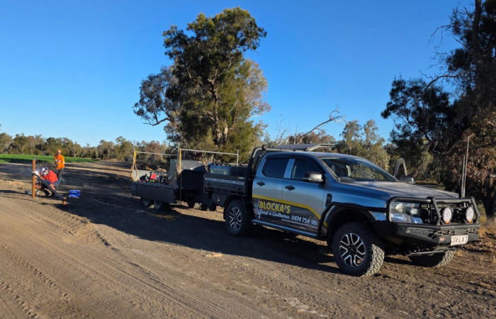 Utes cleared paddock - Blocka's Rural and Earthworx, Warwick QLD